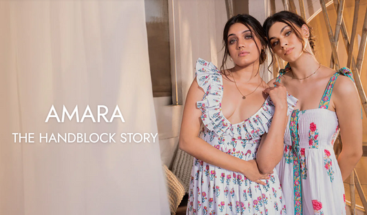 Amara Unveiled: The maiden collection from 17 Looms showcases Indian hand-block printing heritage