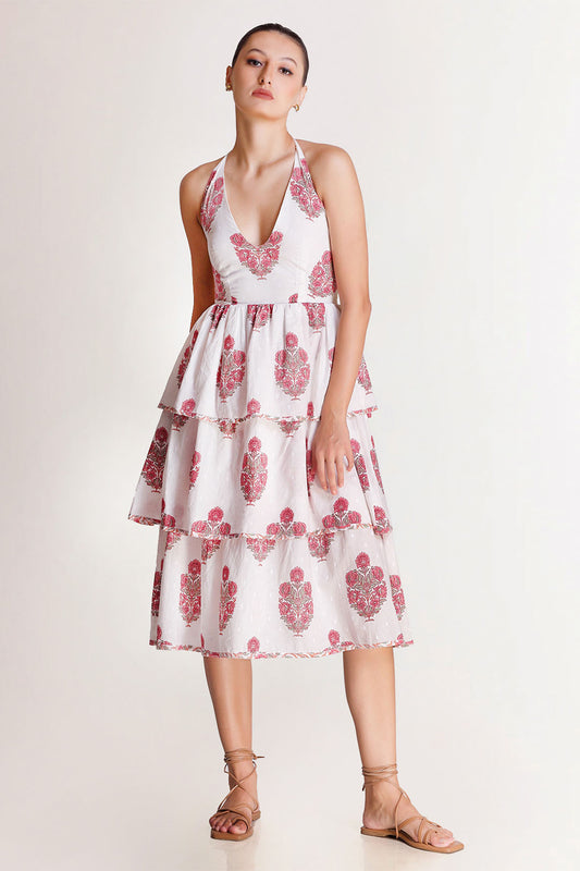 Hazel - Printed Tiered Dress