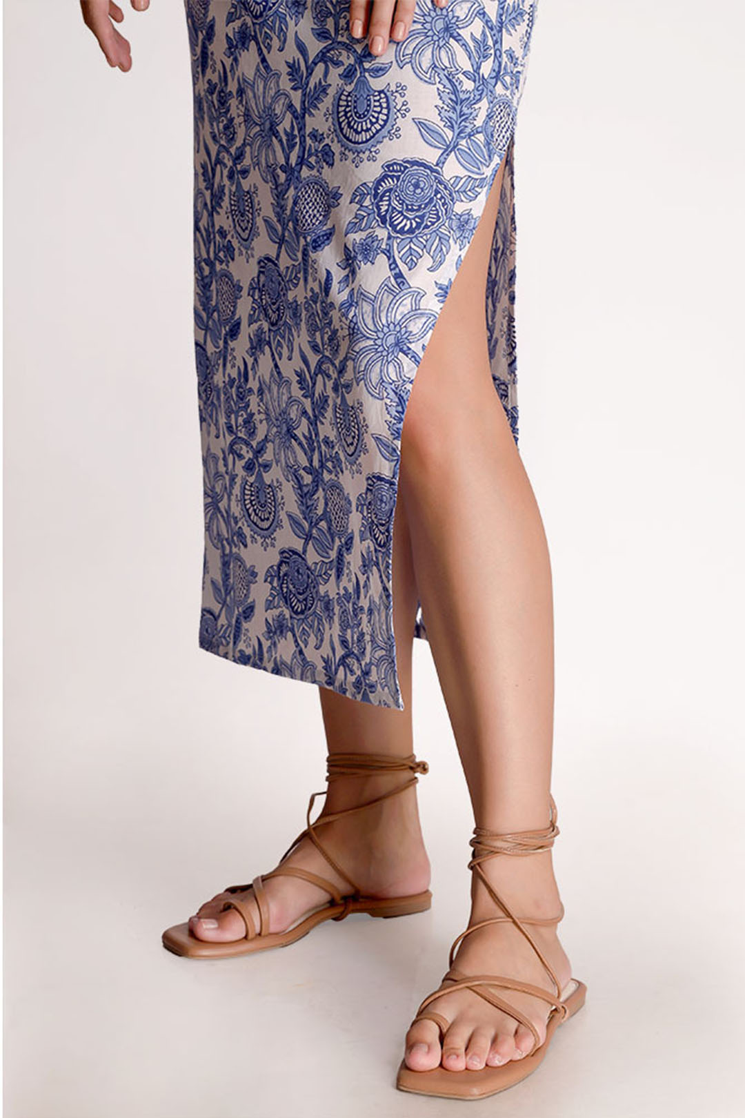 Floriana - Porcelain Print Skirt