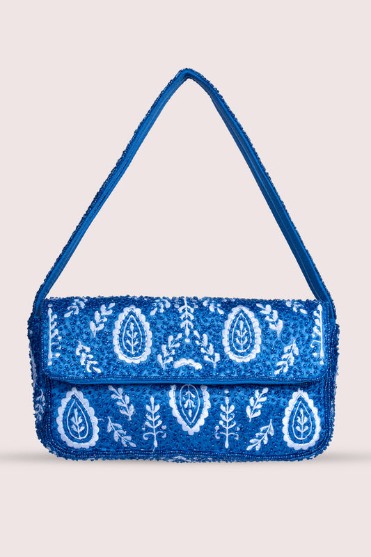 Akaasa Blue Motif Handbag