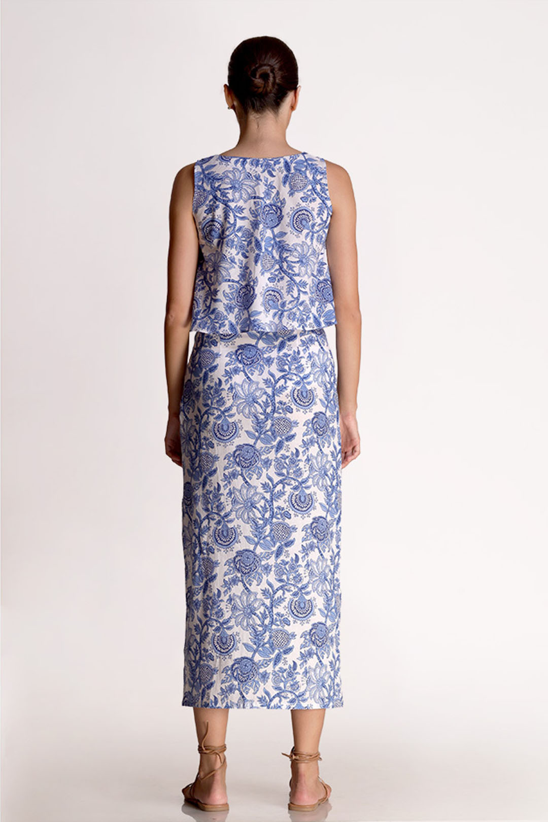 Floriana - Porcelain Print Skirt