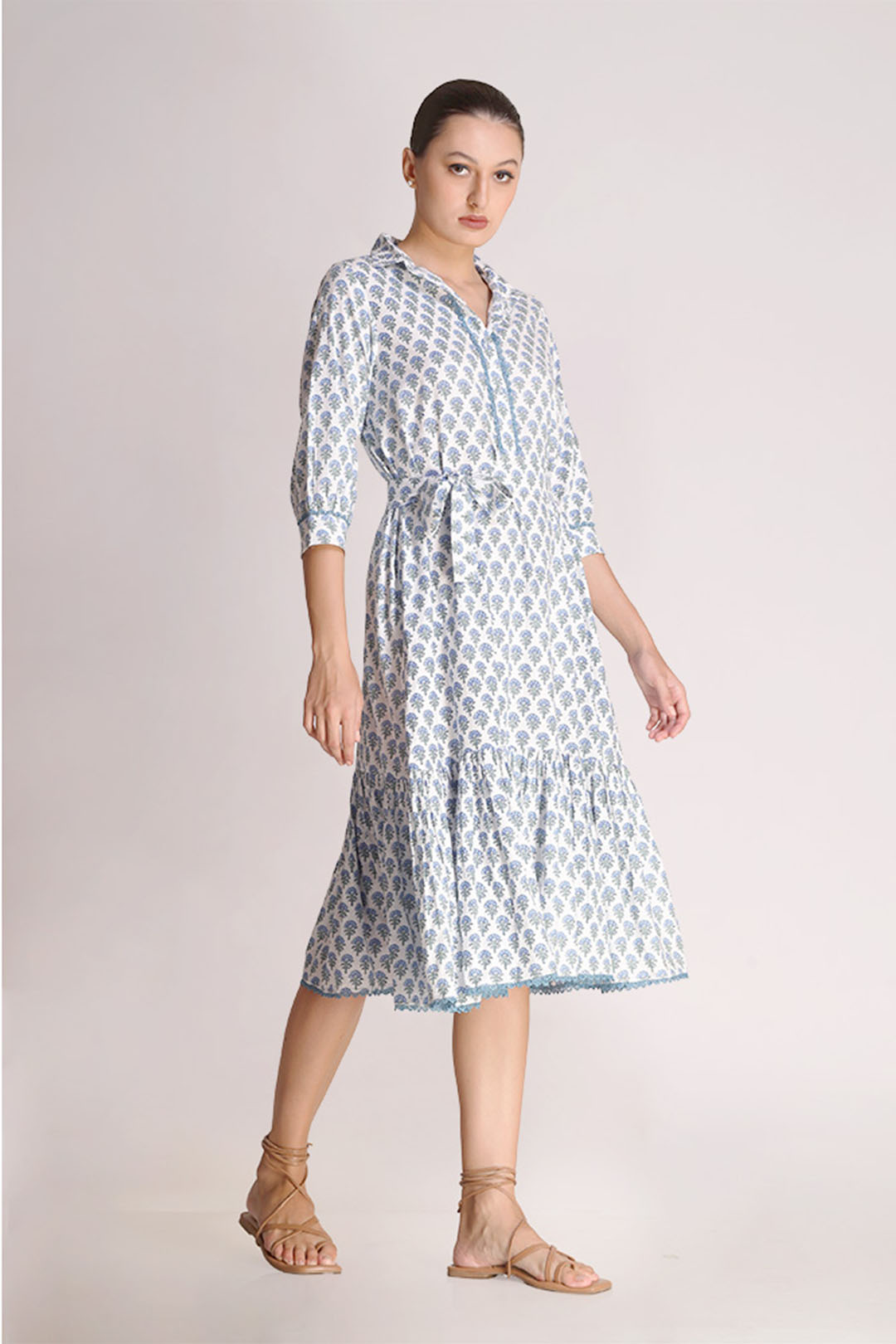 Linda - A-Line Midi Shirt Dress