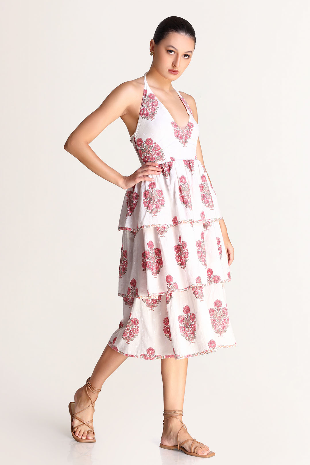 Hazel - Printed Tiered Dress