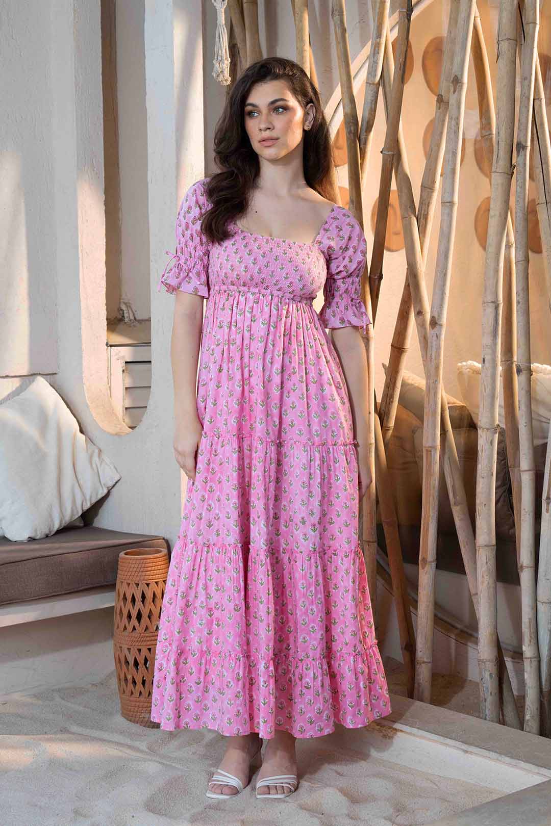 Alice - Floral Printed Maxi Dress