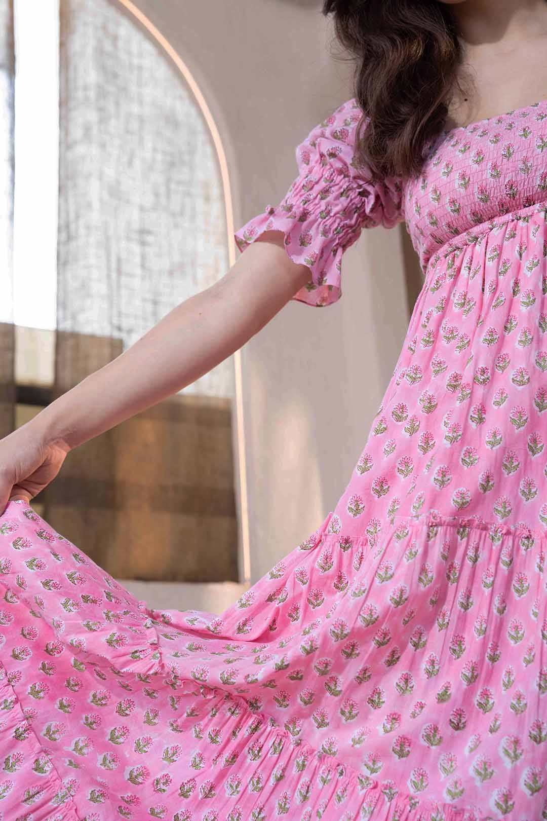 Alice - Floral Printed Maxi Dress