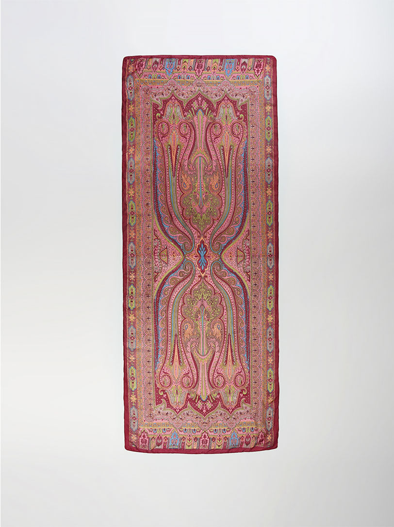 Adora Pure Silk Paisley Print Stole