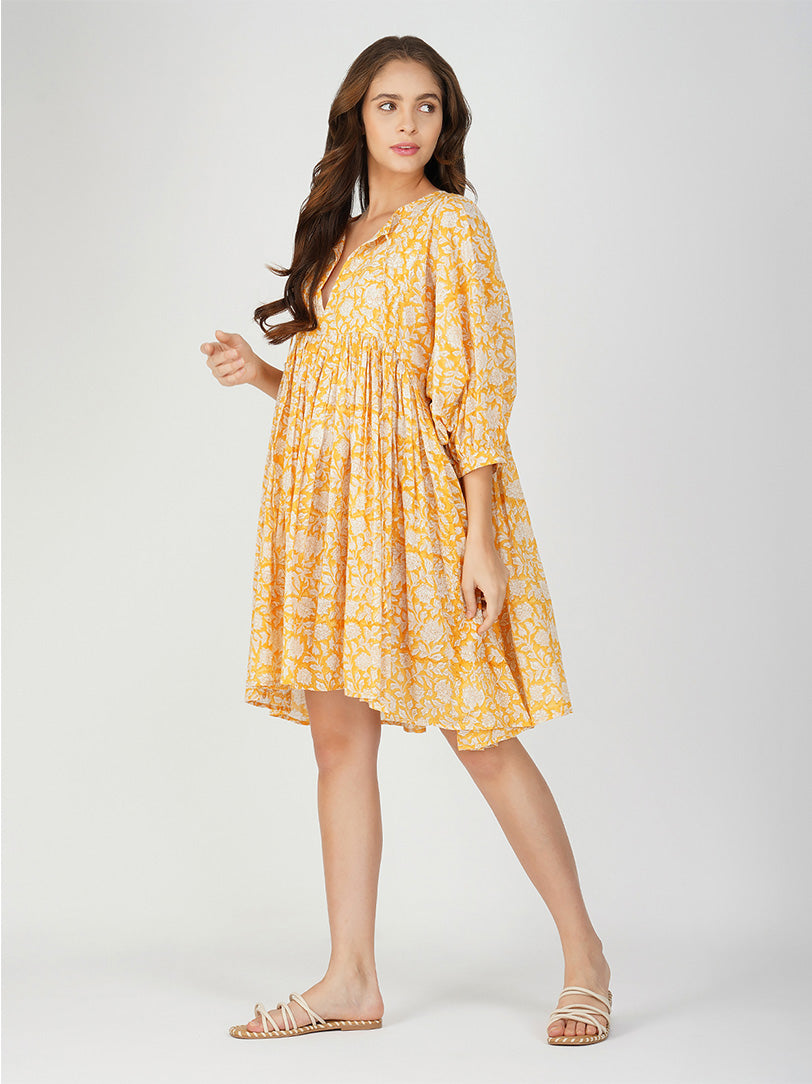 Ava Printed Mini Dress - Mango