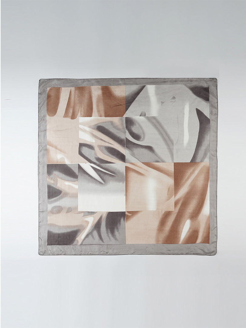 Augusta Pure Silk Abstract Print Silk Stole