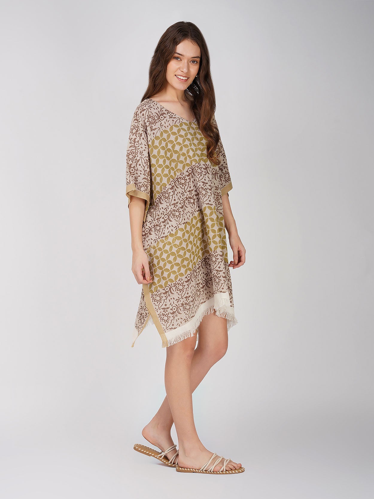 Alvina Khadi Cotton Kaftan