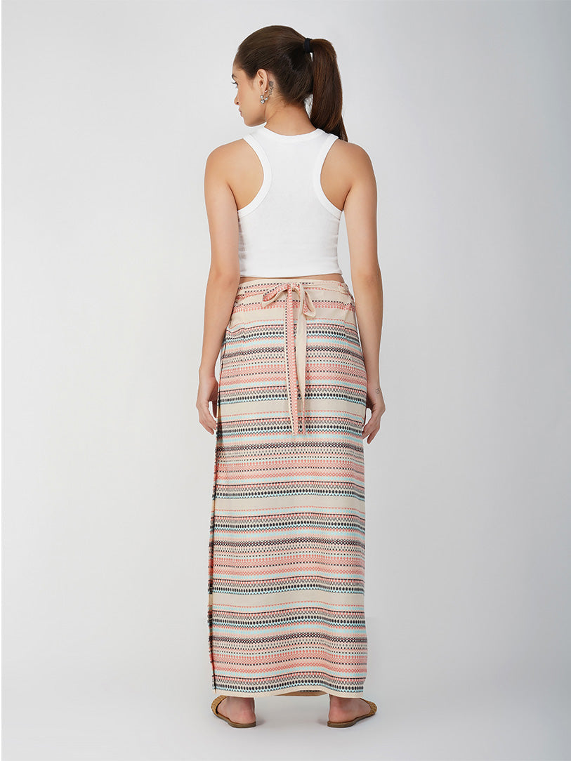 Elley Handwoven Wrap Around Skirt