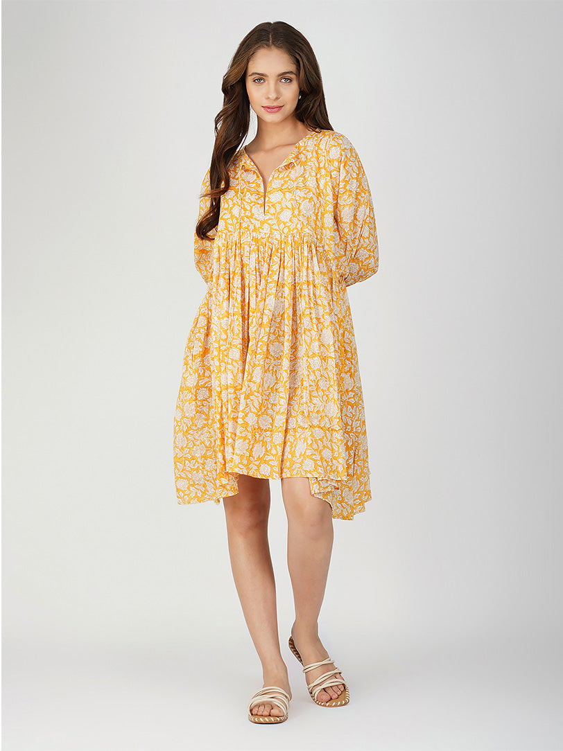 Ava Printed Mini Dress - Mango