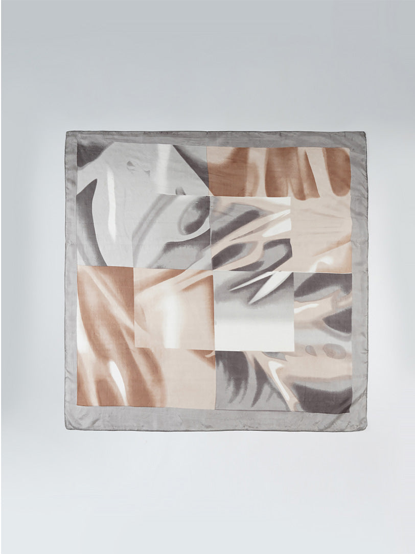 Augusta Pure Silk Abstract Print Silk Stole