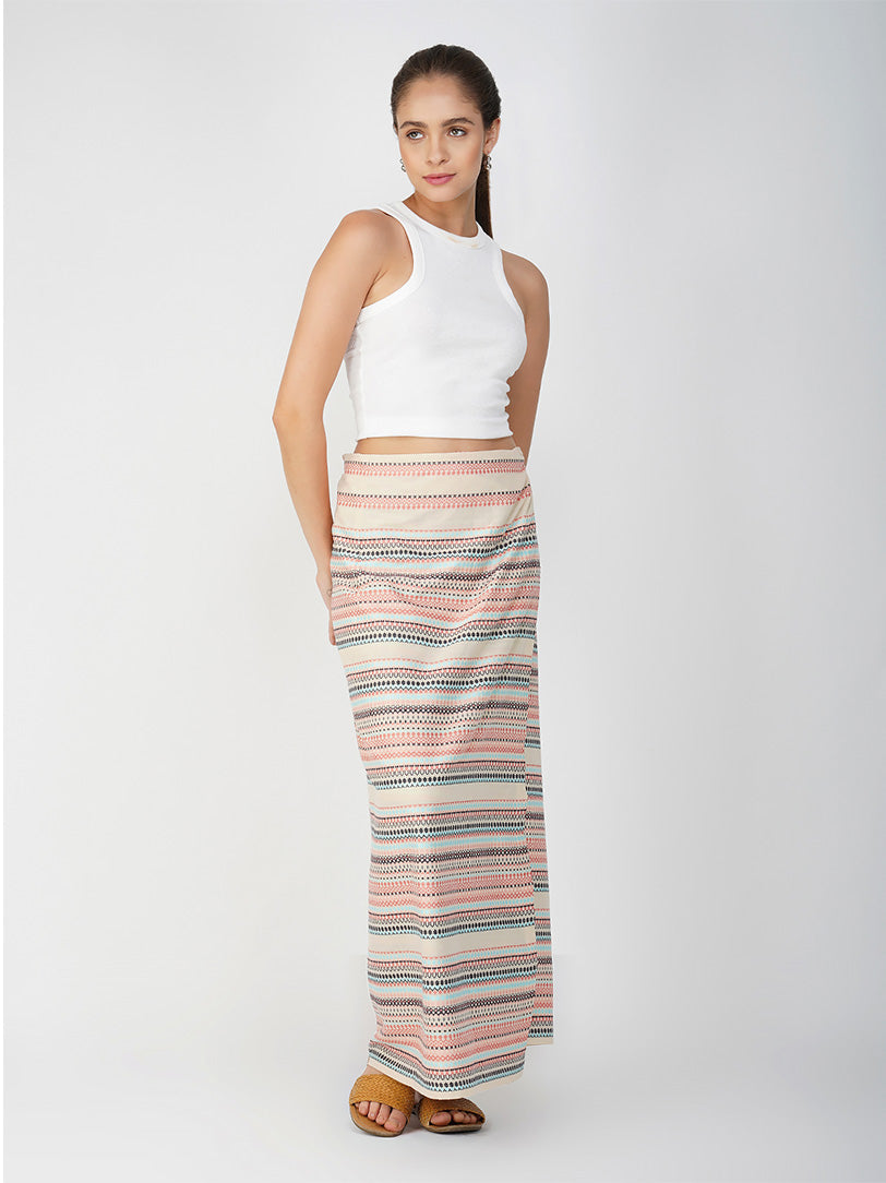 Elley Handwoven Wrap Around Skirt