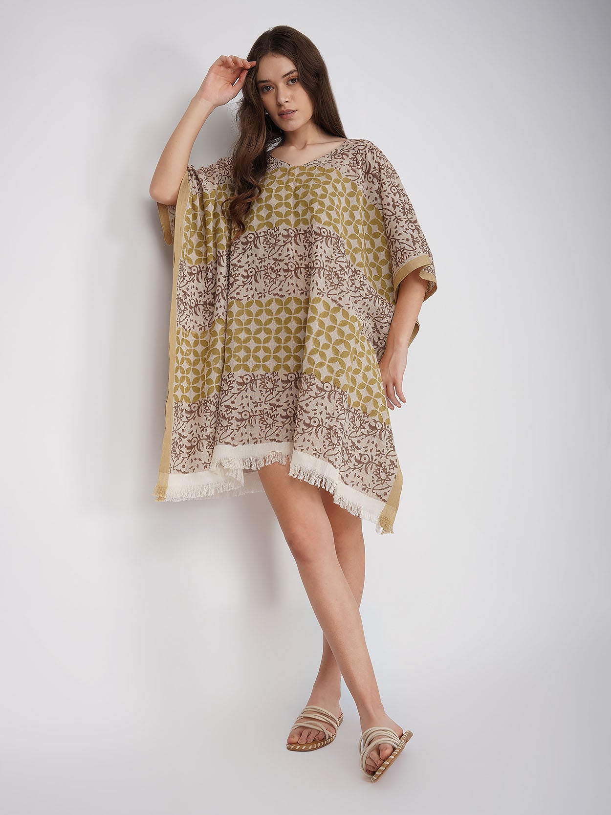 Alvina Khadi Cotton Kaftan