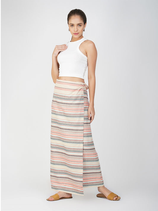 Elley Handwoven Wrap Around Skirt