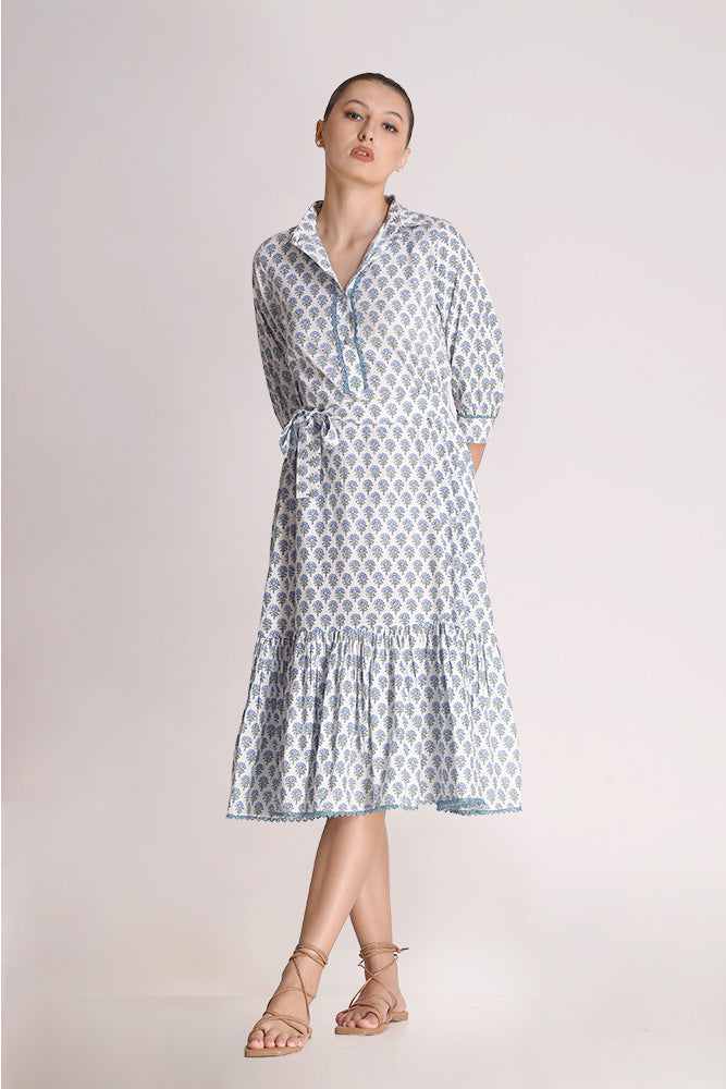 Linda - A-Line Midi Shirt Dress