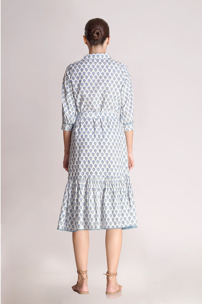 Linda - A-Line Midi Shirt Dress