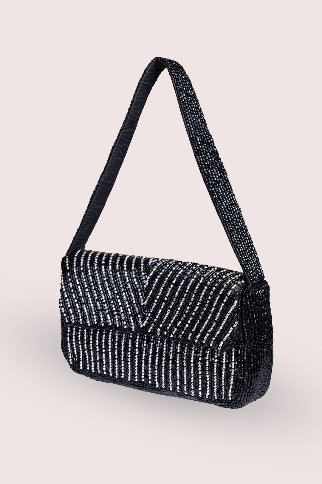 Giselle Black Embellished Handbag